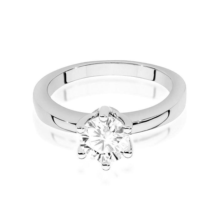 Inel Aur 14K W482 Diamant Cultivat 0.70ct