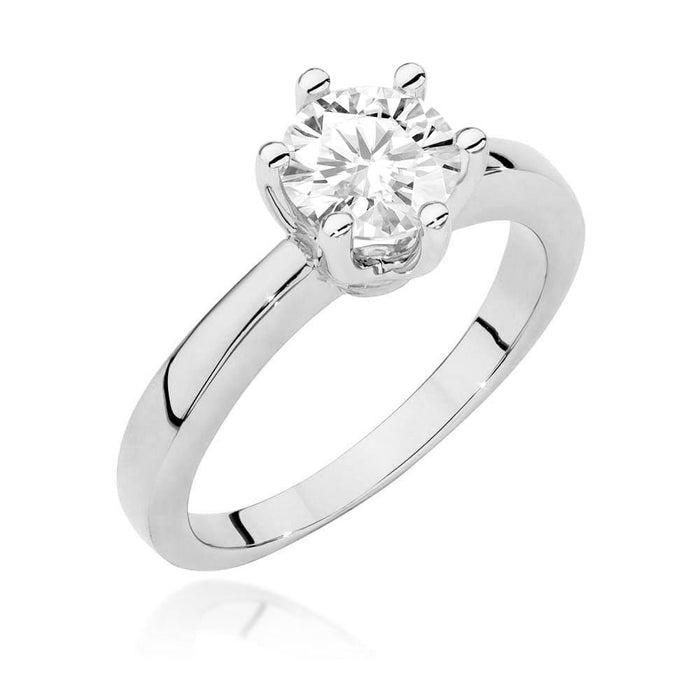 Inel Aur 14K W482 Diamant Cultivat 1.00ct