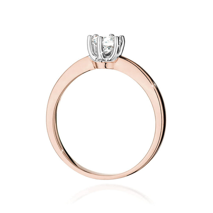 Inel Aur 14K W0482 Diamant Cultivat 0.40ct