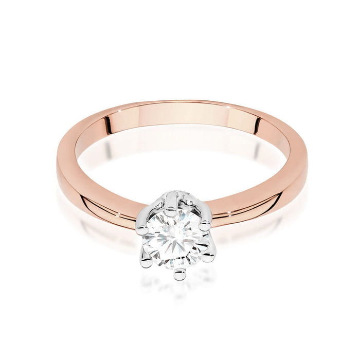 Inel Aur 14K W482 Diamant Cultivat 0.50ct