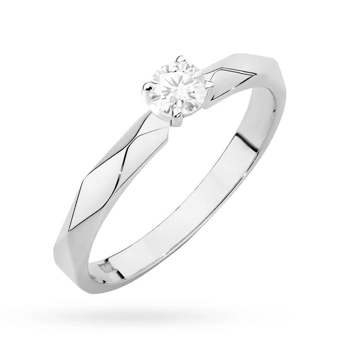 Inel Aur 14K W0484 Diamant 0.10ct