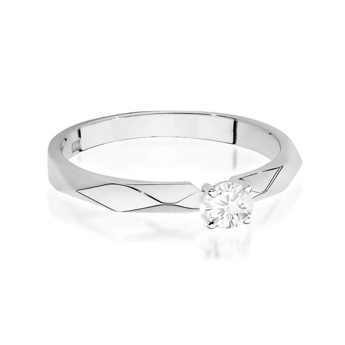 Inel Aur 14K W0484 Diamant 0.10ct