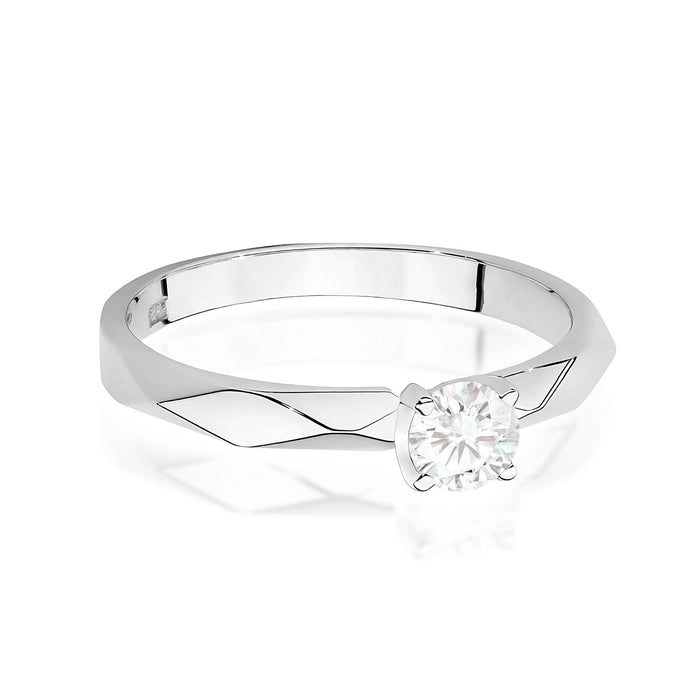 Inel Aur 14K W484 Diamant Natural 0.25ct