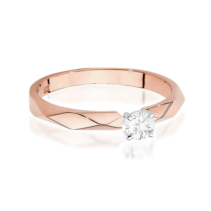 Inel Aur 14K W0484 Diamant 0.10ct