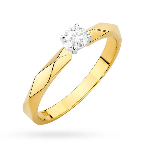 Inel Aur 14K W0484 Diamant 0.10ct