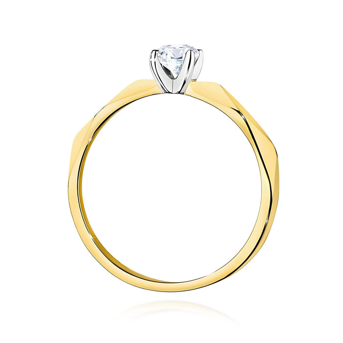 Inel Aur 14K W484 Diamant Natural 0.25ct