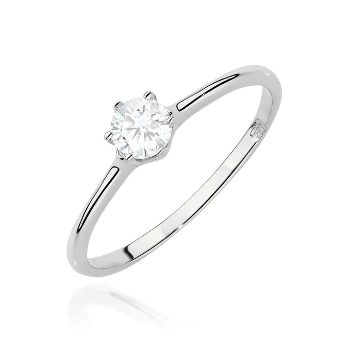 Inel Aur 14K cu Diamante de Laborator 0.26 ct