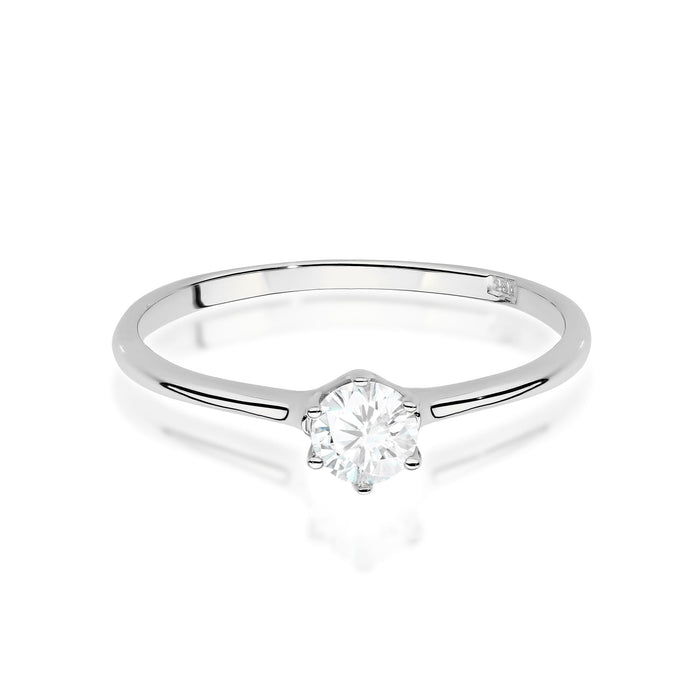 Inel Aur 14K cu Diamante de Laborator 0.26 ct