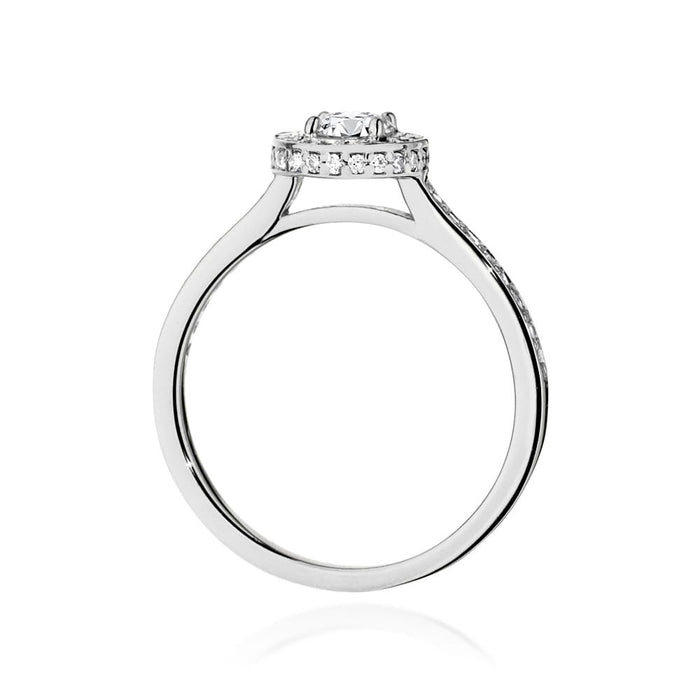 Inel Aur 14K cu Diamante de Laborator 0.87 ct