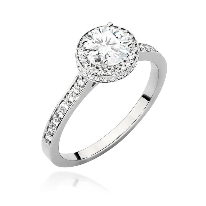 Inel Aur 14K cu Diamante de Laborator 1.08ct