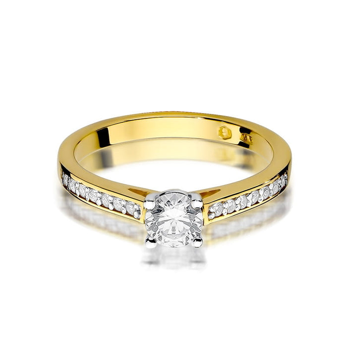 Inel Aur 14K cu Diamante Naturale 0.62 ct