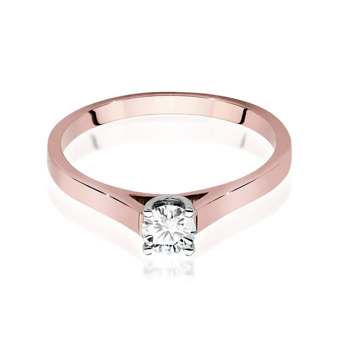 Inel Aur 14K cu Diamant de Laborator 0.40 ct