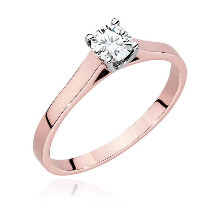 Inel Aur 14K cu Diamant de Laborator 0.50 ct