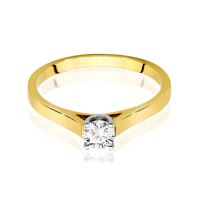 Inel Aur 14K cu Diamant de Laborator 0.40 ct