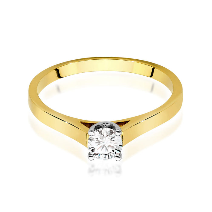 Inel Aur 14K cu Diamant de Laborator 0.50 ct