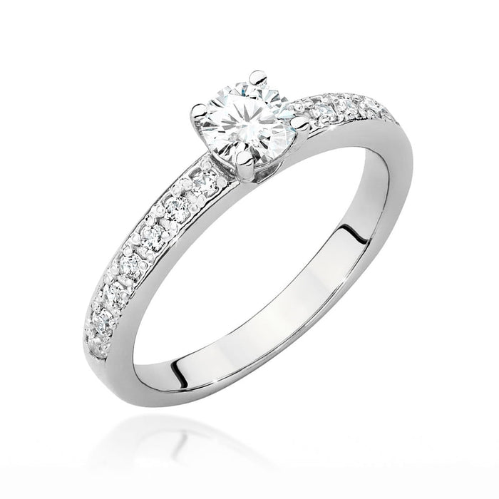 Inel Aur 14K cu Diamante de Laborator 0.60 ct