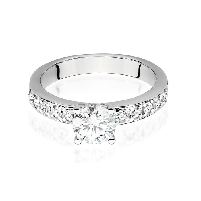 Inel Aur 14K cu Diamante de Laborator 0.94 ct