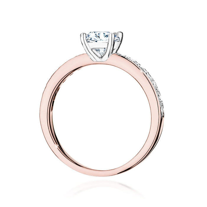 Inel Aur 14K cu Diamante de Laborator 0.94 ct