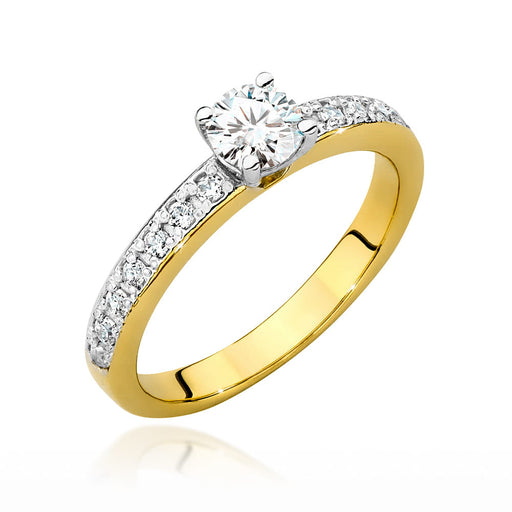 Inel Aur 14K cu Diamante de Laborator 0.60 ct