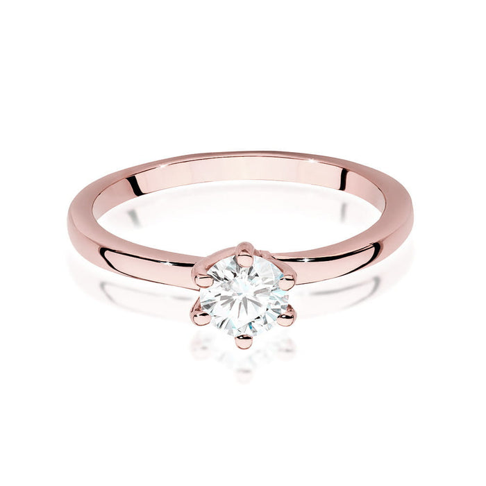 Inel Aur 14K cu Diamante de Laborator 0.50 ct