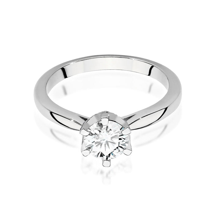 Inel Aur 14K cu Diamante de Laborator 0.76 ct