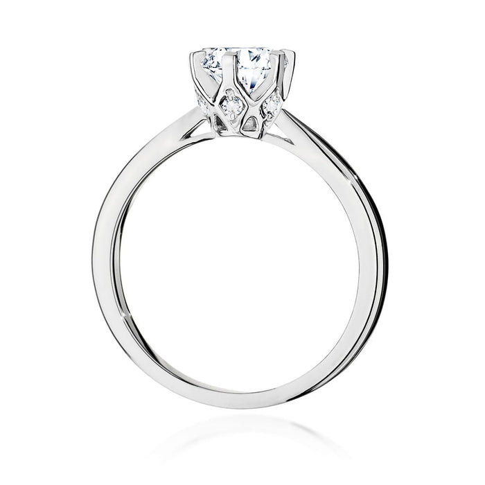Inel Aur 14K cu Diamante de Laborator 0.76 ct