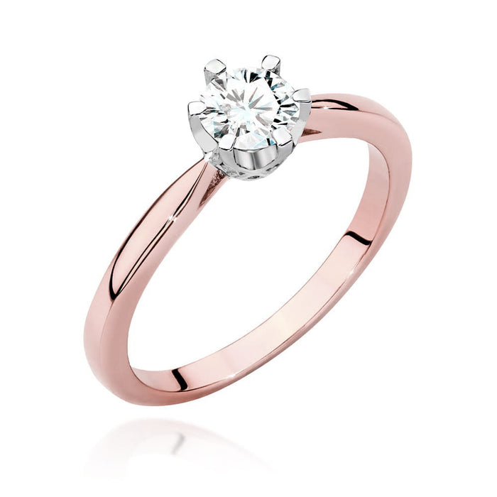 Inel Aur 14K cu Diamante de Laborator 0.56 ct