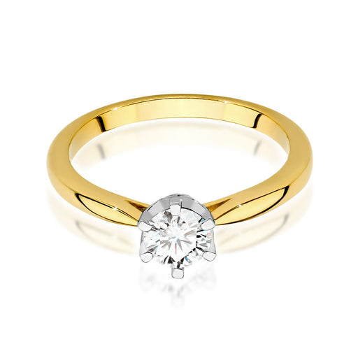 Inel Aur 14K cu Diamante de Laborator 0.56 ct