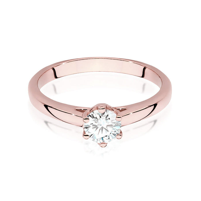 Inel Aur 14K cu Diamante de Laborator 0.50 ct