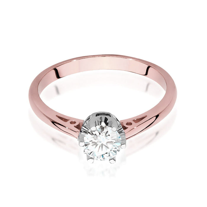 Inel Aur 14K cu Diamante de Laborator 0.50 ct