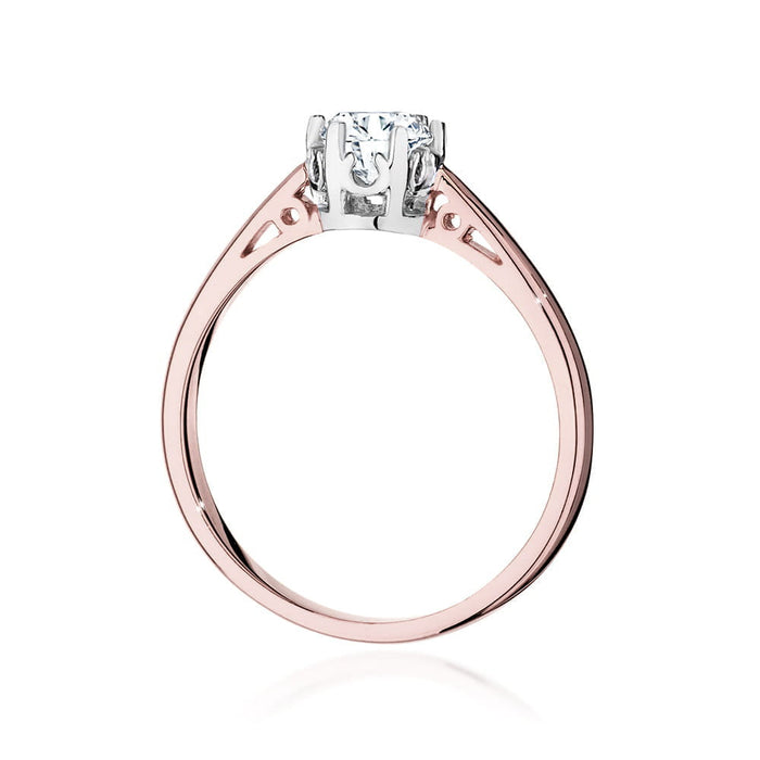 Inel Aur 14K cu Diamante de Laborator 0.50 ct