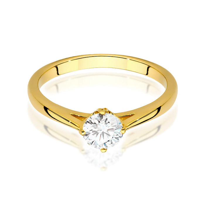 Inel Aur 14K cu Diamante de Laborator 0.50 ct