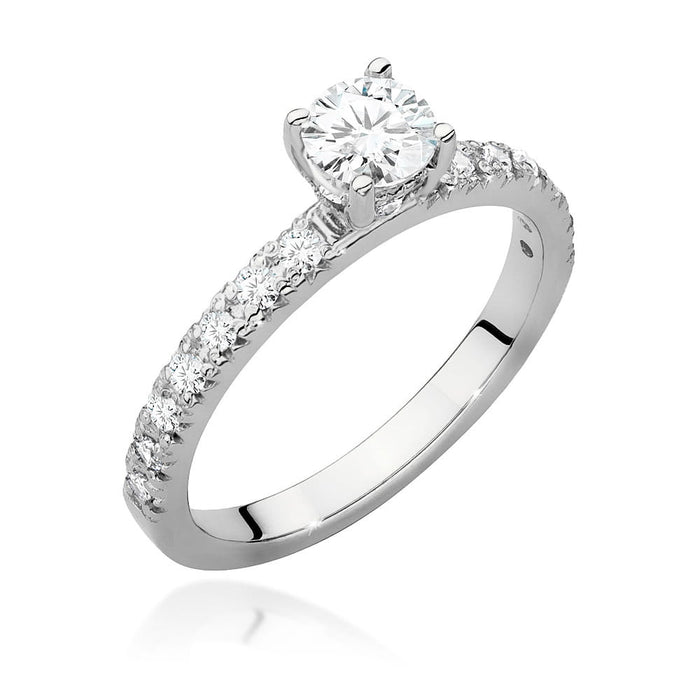 Inel Aur 14K cu Diamante de Laborator 0.64 ct