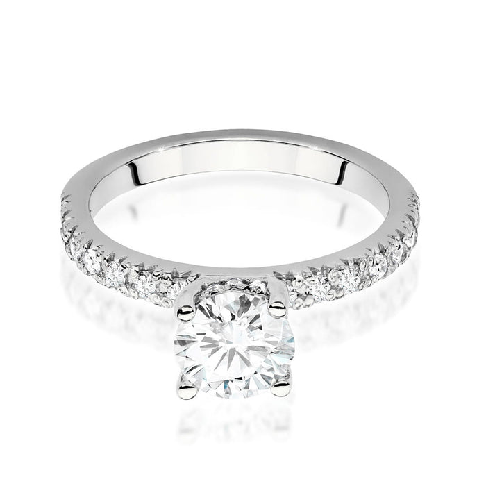 Inel Aur 14K cu Diamante de Laborator 1.26 ct
