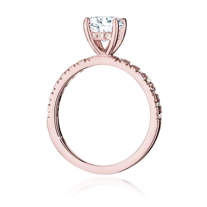 Inel Aur 14K cu Diamante de Laborator 1.26 ct