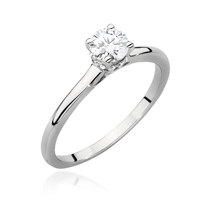 Inel Aur 14K cu Diamante de Laborator 0.46 ct