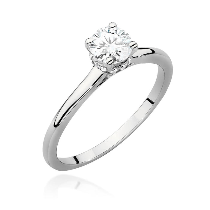 Inel Aur 14K cu Diamante de Laborator 0.56 ct