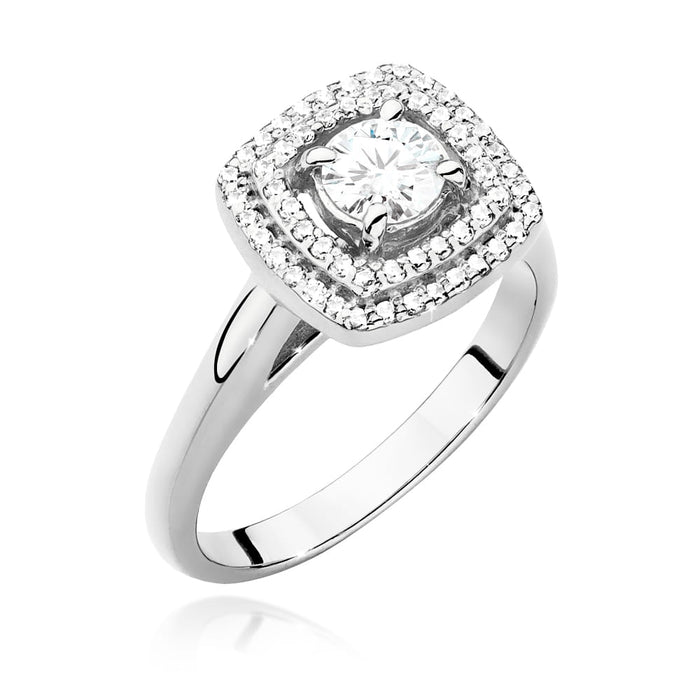 Inel Aur 14K cu Diamante de Laborator 0.68 ct