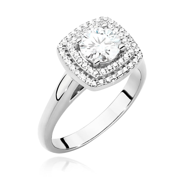 Inel Aur 14K cu Diamante de Laborator 0.98 ct