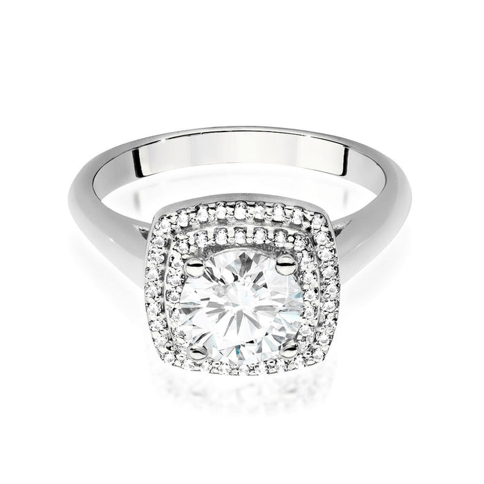 Inel Aur 14K cu Diamante de Laborator 1.28 ct