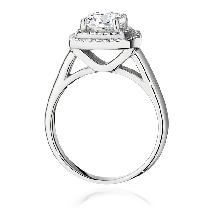 Inel Aur 14K cu Diamante de Laborator 1.28 ct