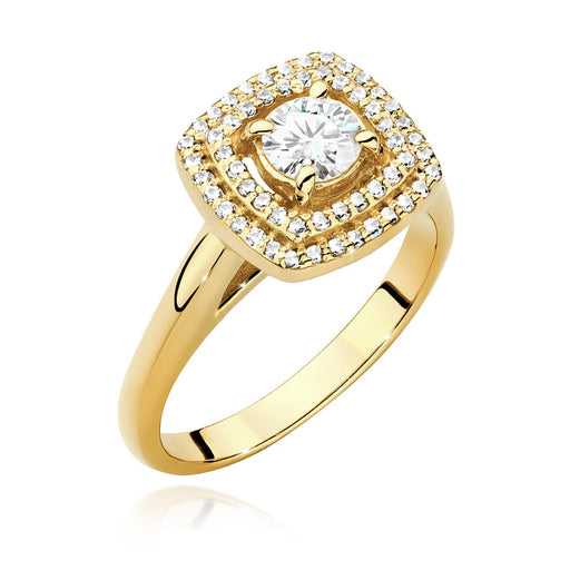 Inel Aur 14K cu Diamante de Laborator 0.68 ct