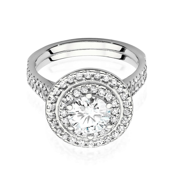 Inel Aur 14K cu Diamante de Laborator 1.33 ct