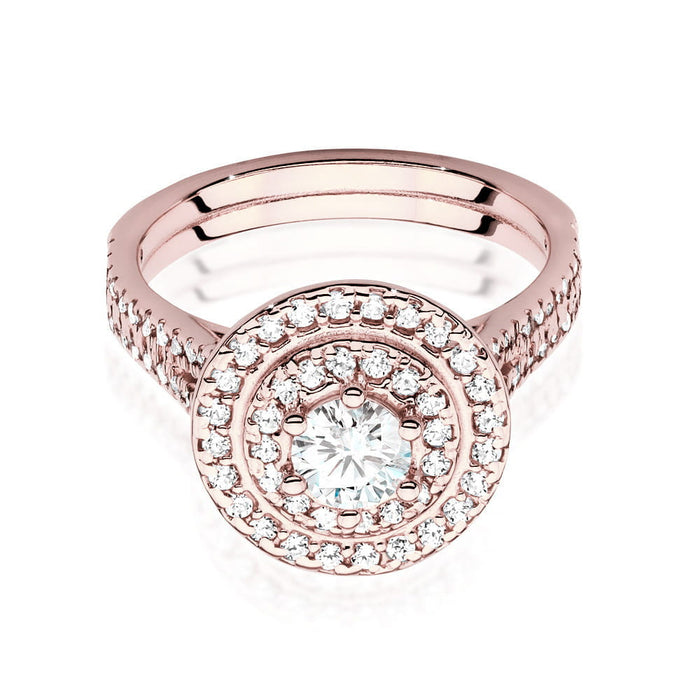 Inel Aur 14K cu Diamante de Laborator 1.01 ct