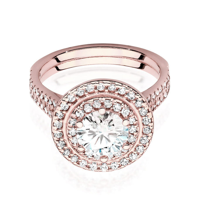 Inel Aur 14K cu Diamante de Laborator 1.63 ct