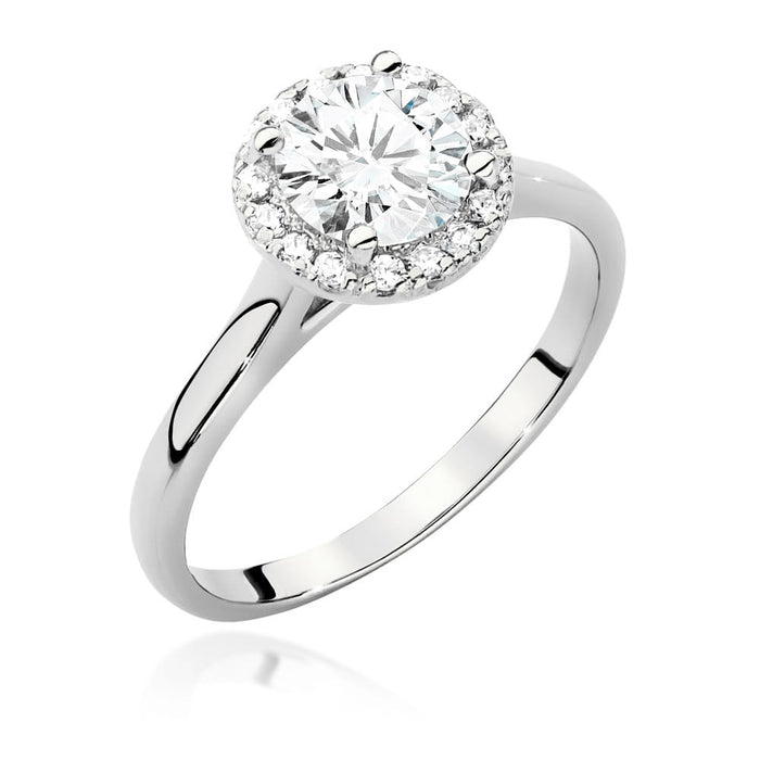 Inel Aur 14k cu Diamante de Laborator 1.13 ct