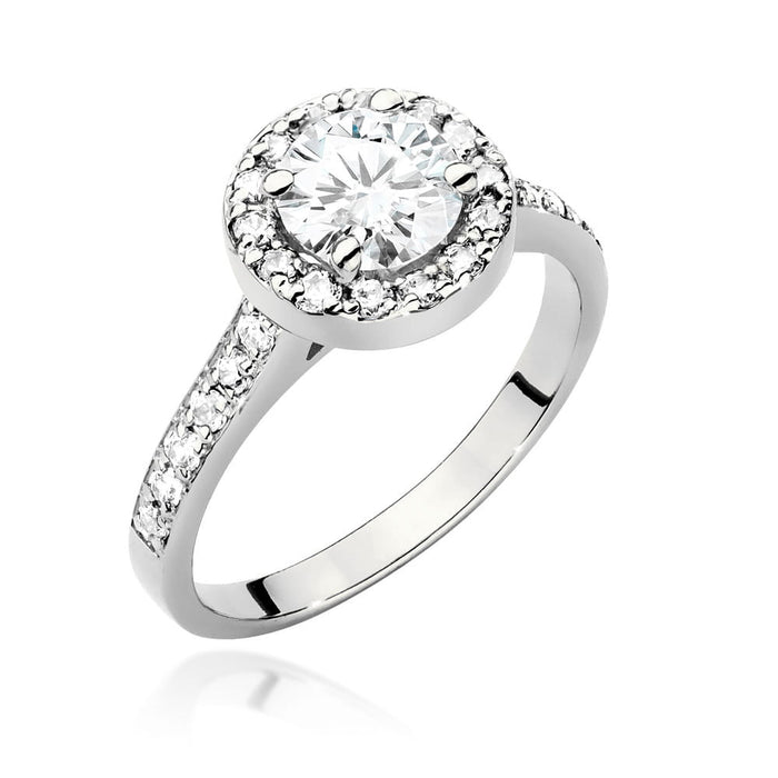 Inel Aur 14K cu Diamante de Laborator 1.08 ct