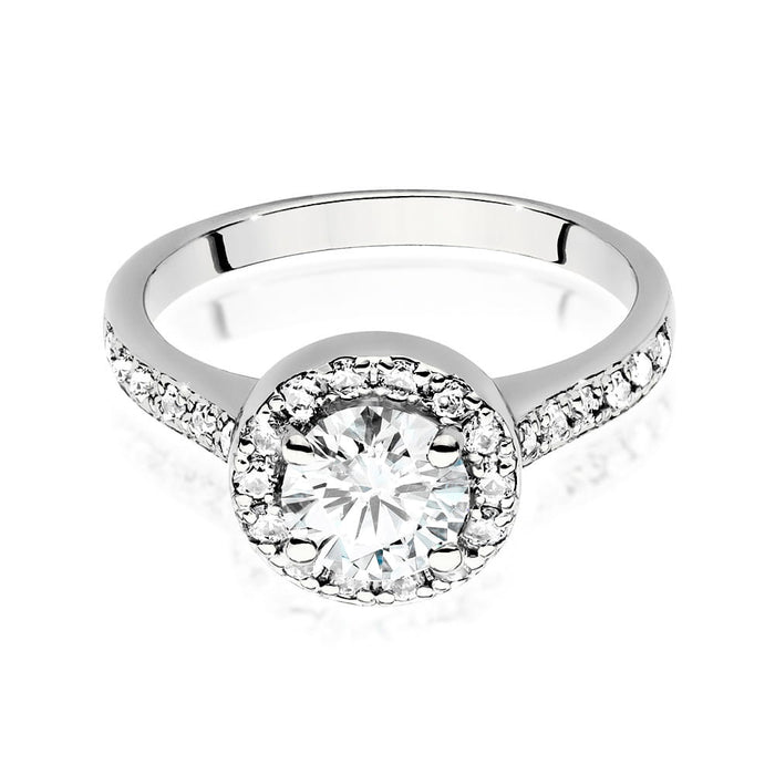 Inel Aur 14K cu Diamante de Laborator 1.08 ct