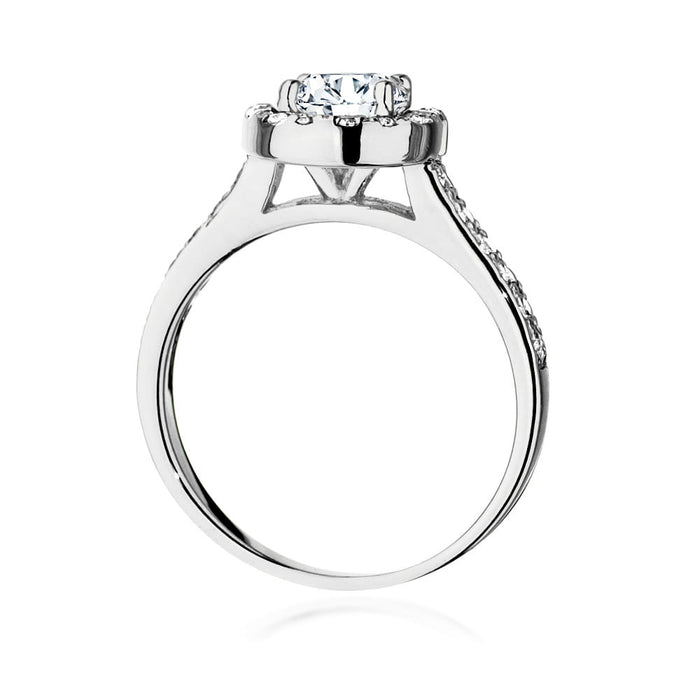 Inel Aur 14K cu Diamante de Laborator 1.08 ct
