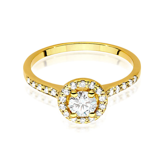 Inel Aur 14K cu Diamante de Laborator 0.64 ct